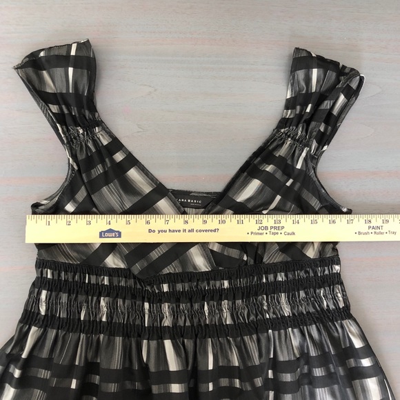 Zara Basic Black & White Dress Large - Picture 5 of 8